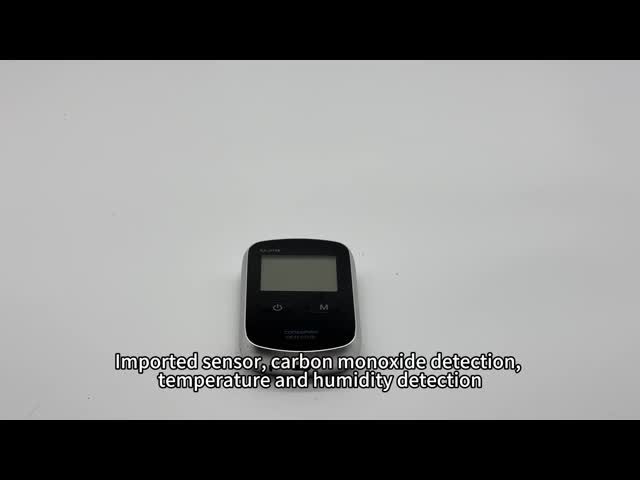 स्मार्ट सीओ डिटेक्टर वाईफाई सक्षम - एपीपी नियंत्रण कार्बन मोनोऑक्साइड अलार्म टेम्प आरएच सेंसर के साथ