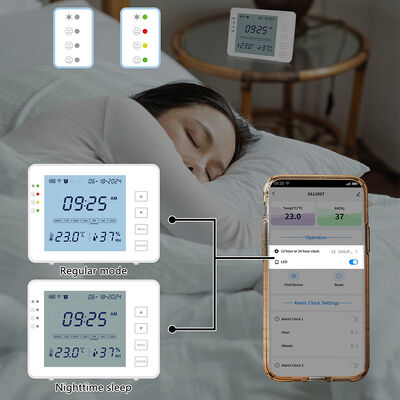 अच्छी कीमत स्मार्ट डिजिटल वाईफाई थर्मामीटर वास्तविक समय तापमान और आर्द्रता निगरानी के लिए डिजिटल हाइग्रोमीटर ऑनलाइन