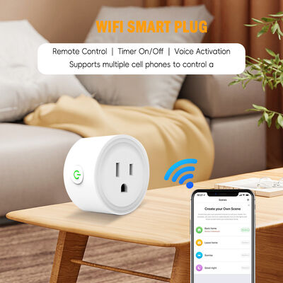 अच्छी कीमत वाईफाई रिमोट कंट्रोल 5जी ओडीएम के साथ 220 वी स्मार्ट एलेक्सा आउटलेट स्विच सॉकेट ऑनलाइन