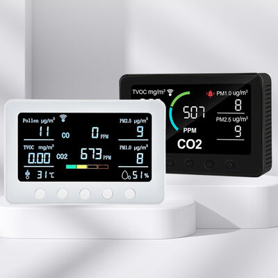 अच्छी कीमत मोबाइल सिंक स्मार्ट वायु गुणवत्ता मॉनिटर कार्बन डाइऑक्साइड पराग IAQ निगरानी उपकरण ऑनलाइन