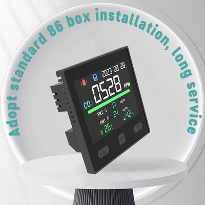 अच्छी कीमत होम स्मार्ट CO2 PM2.5 फॉर्मल्डेहाइड स्मार्ट इनडोर एयर क्वालिटी मॉनिटर ऑनलाइन