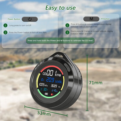 अच्छी कीमत इलेक्ट्रॉनिक मिनी पॉकेट पोर्टेबल कार्बन मोनोऑक्साइड परीक्षक डिटेक्टर गैस विश्लेषक ऑनलाइन