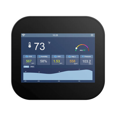 अच्छी कीमत 868mHz LoRaWAN IAQ स्मार्ट एयर क्वालिटी मॉनिटर उपकरण लचीला संचार ऑनलाइन