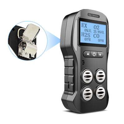 अच्छी कीमत खतरनाक गैसों की निगरानी के लिए मजबूत पोर्टेबल 4 गैस लल मल्टी गैस डिटेक्टर ऑनलाइन