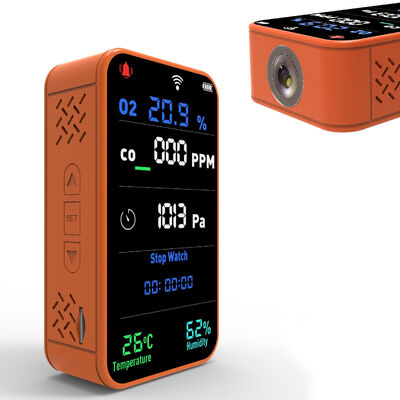 अच्छी कीमत थोक स्मार्ट वाईफाई PT09 वायु गुणवत्ता मॉनिटर - 6-इन-1 CO/O2/Temp/Humidity/Barometer/Altimeter डिटेक्टर रियल टाइम डिस्प्ले ऑनलाइन