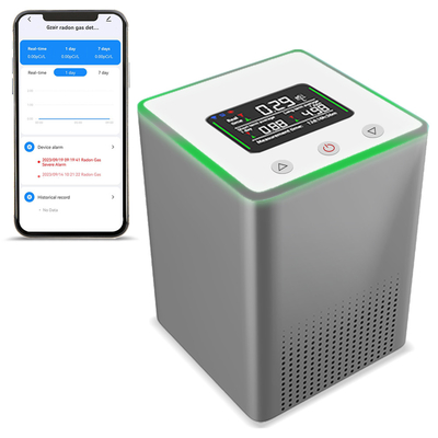 Good price 2.4GHz वाई-फाई स्मार्ट रेडॉन डिटेक्टर सेंसर होम ऐप अलर्ट के लिए ऑनलाइन