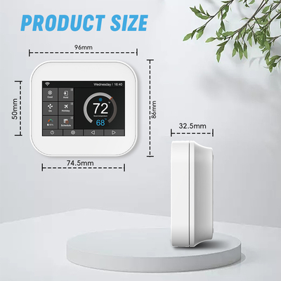 Good price होम स्मार्ट वाईफाई थर्मोस्टैट्स फर्श हीटिंग प्रोग्राम करने योग्य 50Hz 60Hz कस्टम ऑनलाइन
