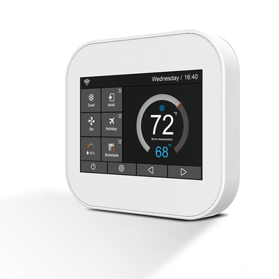 गुणवत्ता 802.11b 2.4G WIFI वायरलेस प्रोग्राम करने योग्य थर्मोस्टैट फर्श हीटिंग फैक्टरी