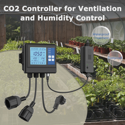 Good price 3000ppm NDIR ग्रीनहाउस जलवायु नियंत्रक कार्बन डाइऑक्साइड निगरानी 120V ऑनलाइन