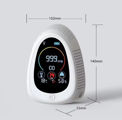 अच्छी कीमत GZAIR Smart CO Detector with Remote Monitoring - Tuya APP Sync, 0-1000PPM CO Range ऑनलाइन