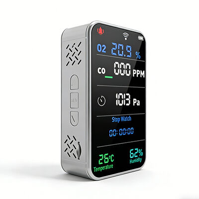 अच्छी कीमत 7-इन-1 गैस डिटेक्टर वायरलेस O2 और CO मॉनिटर 3000mAh बैटरी क्लाउड अलर्ट IP67 इंडस्ट्रियल ग्रेड थोक ऑनलाइन