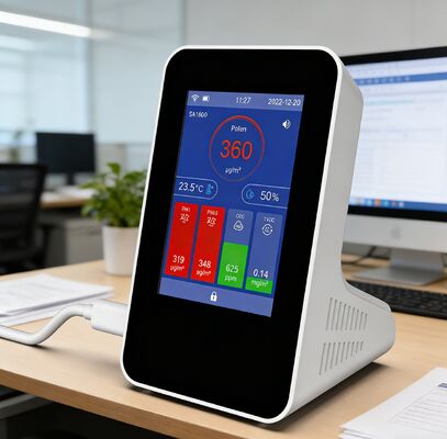अच्छी कीमत वाईफाई ब्लूटूथ एयर क्वालिटी मॉनिटर 1800 - 3.5-इंच कलर टच स्क्रीन के साथ 7-इन-1 मल्टी-गैस डिटेक्टर ऑनलाइन