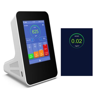 अच्छी कीमत SA1800 इनडोर एयर क्वालिटी डिटेक्टर - हाई प्रेसिजन एचसीएचओ और टीवीओसी मीटर के साथ सीओ अलार्म, नए घर और बेबी रूम के लिए विषाक्त गैस मॉनिटर ऑनलाइन