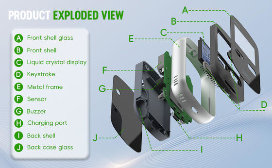 अच्छी कीमत पेशेवर होम सीओ गैस मॉनिटर - दृश्य/श्रव्य अलार्म के साथ डिजिटल कार्बन मोनोऑक्साइड लीक डिटेक्टर - अपने परिवार को साइलेंट किलर से बचाएं ऑनलाइन