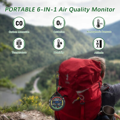 अच्छी कीमत पोर्टेबल कार्बन मोनोऑक्साइड (CO) अलार्म∙ 300-1100hPa वायु दबाव रेंज, घर/गराज/आरवी PT08 के लिए ध्वनि-प्रकाश अलार्म के साथ इलेक्ट्रोकेमिकल सेंसर ऑनलाइन